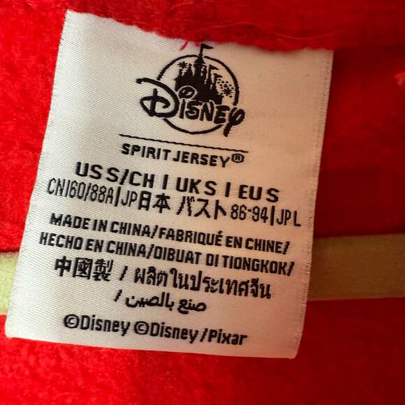 Disney Parks Toy Story PIZZA Planet Spirit Jersey Full Zip Hoodie Adults SZ M - Picture 3 of 9